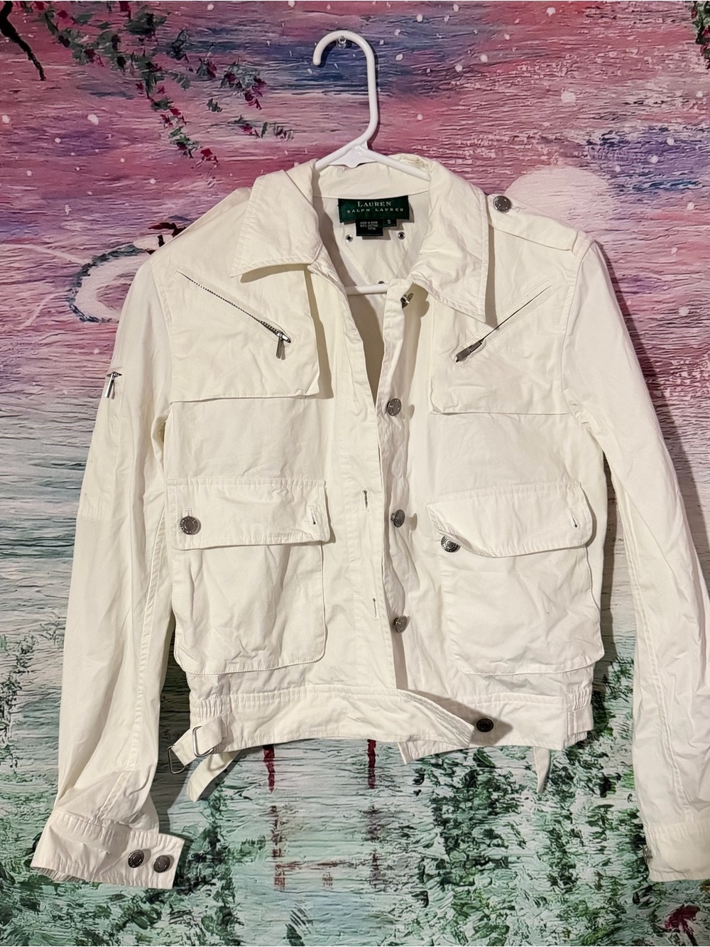 Lauren Ralph Lauren Women’s White Utility Jacket